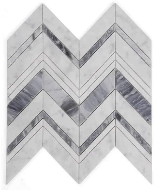 Elysium Chevron Ravenna Lava 11.75 x 12.25