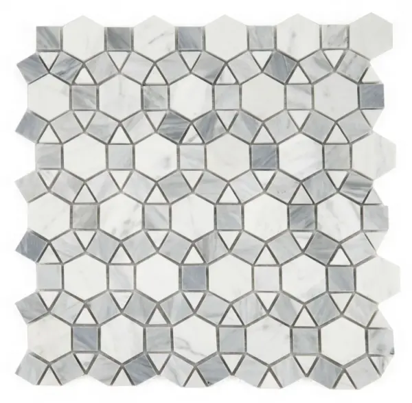 Elysium Aether Calacatta Grey 11.5 x 12