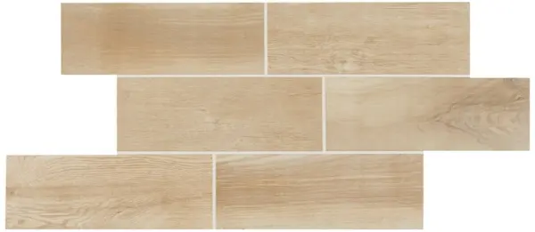 EM01 Emblem 7x20 Beige Wood Tile