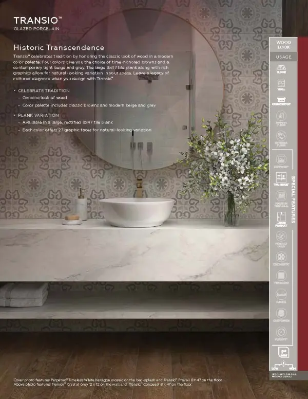 TN13 Transio Thrive 8x47 - Grey Wood Look Porcelain Tile - Image 3