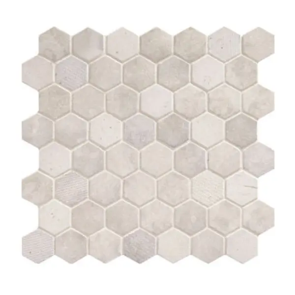Dal Tile Vintage Hex Wisdom White