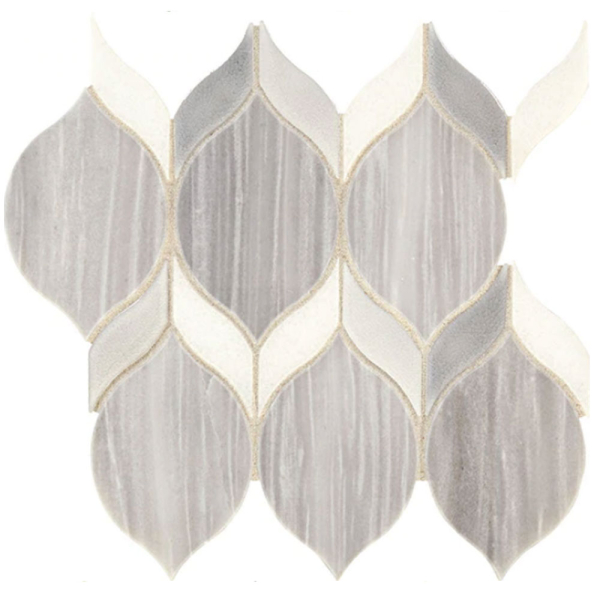 Dal Tile Fonte Double Leaf Nautical Grey Blend