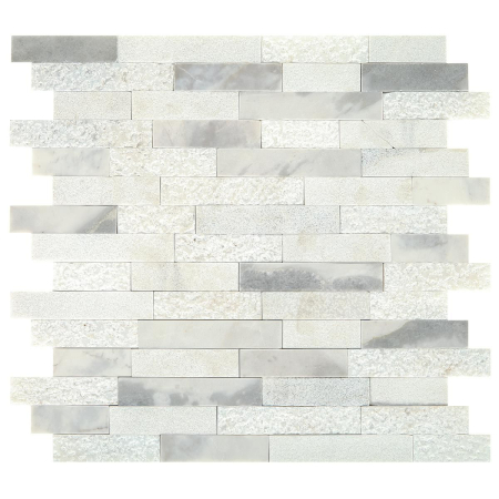 Dal Tile Minute Mosaix Random Linear Stormy Mist