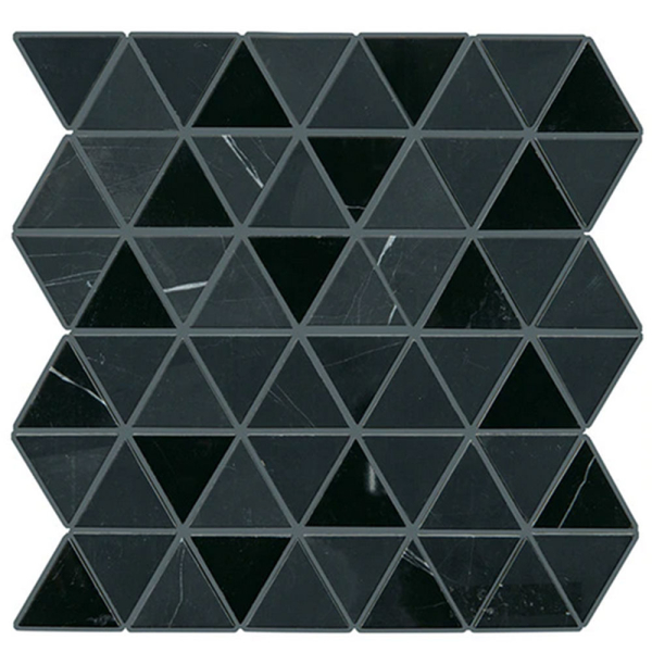 Dal Tile Pietra Divina Nero Marquina Triangle