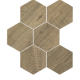 Dal Tile Sleigh Creek Chariot 8x9 Hexagon Tile
