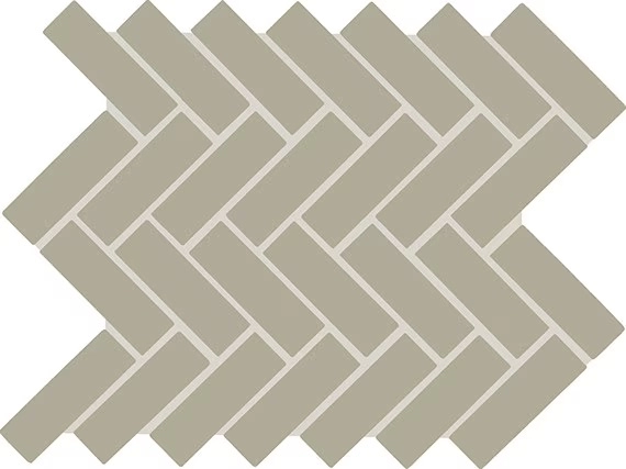 Dal Tile Color Wheel Herringbone Architectural Gray Matte