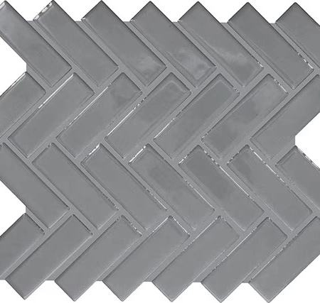 Dal Tile Color Wheel Herringbone Matte Suede Gray