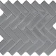Dal Tile Color Wheel Herringbone Matte Suede Gray