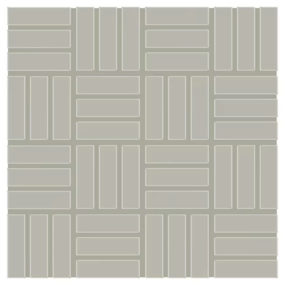 Dal Tile Color Wheel Lattice Weave Desert Gray
