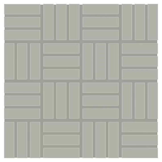 Dal Tile Color Wheel Lattice Weave Desert Gray Matte