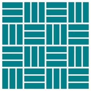 Dal Tile Color Wheel Lattice Weave Ocean Blue