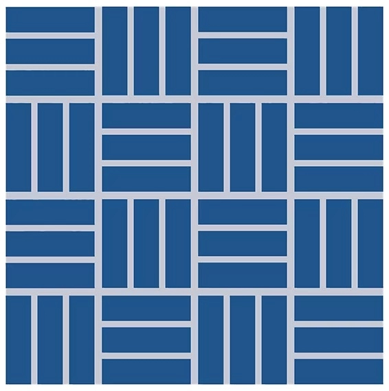 Dal Tile Color Wheel Lattice Weave Sea Breeze