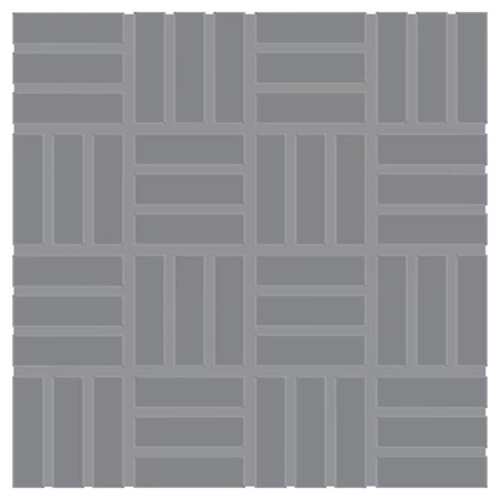 Dal Tile Color Wheel Lattice Weave Suede Gray Matte
