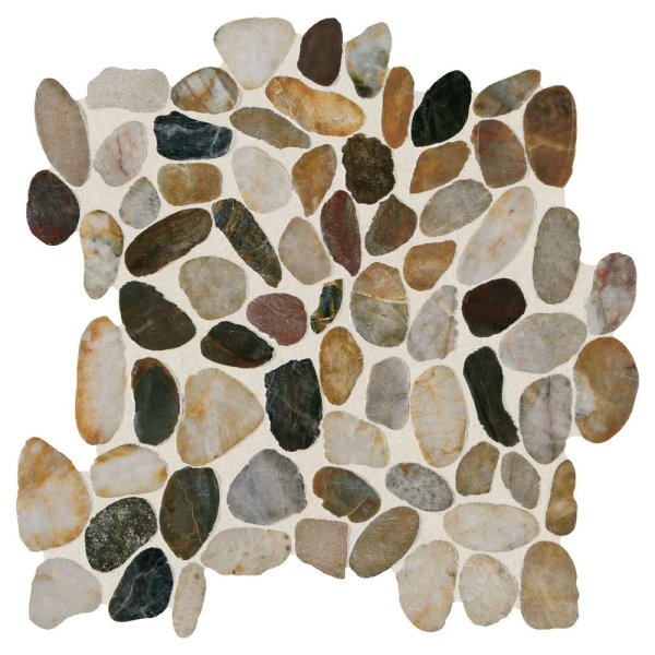 Dal Tile Decorative Accents River Pebble Earthy Blend