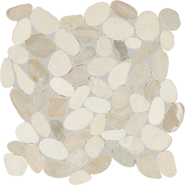 Dal Tile Pebble Oasis Flat Pebble Seashell