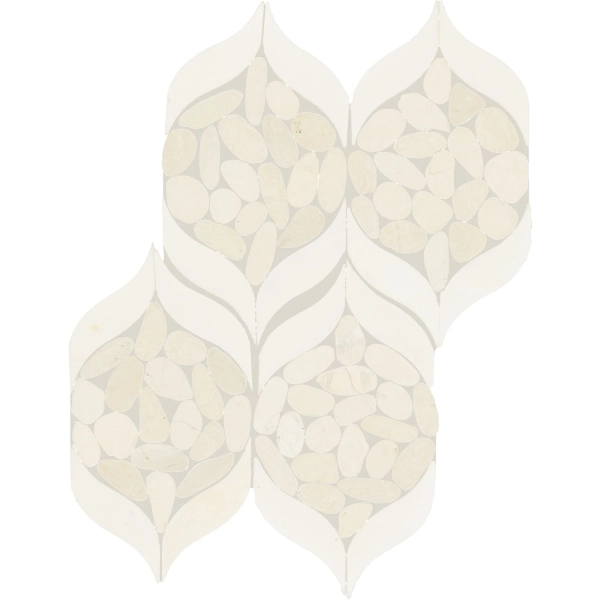 Dal Tile Pebble Oasis Petal Pebble Icicle